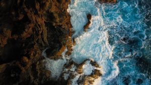 nature travel inspiration beach waves crashing